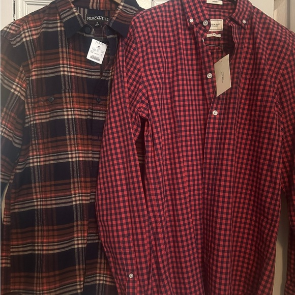 J. Crew Other - J. Crew and Frank and Oak plaid shirts. NWT